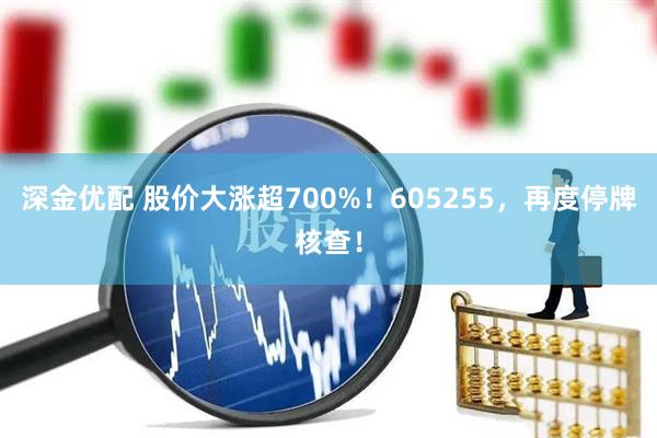 深金优配 股价大涨超700%！605255，再度停牌核查！